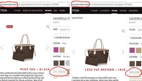 vat refund london louis vuitton|More.